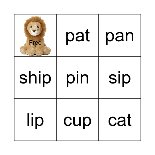 Group 2 Bingo Card