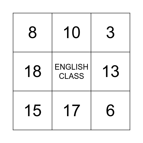 FLORESTA ENCANTADA Bingo Card