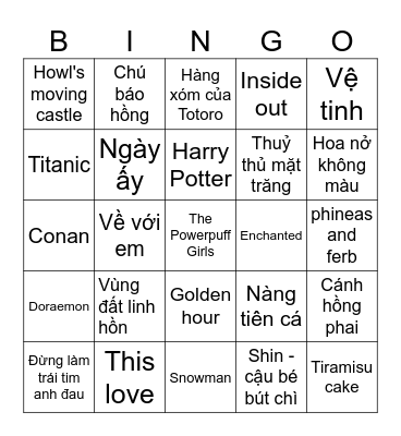 Bingo bonding 9/7 Bingo Card