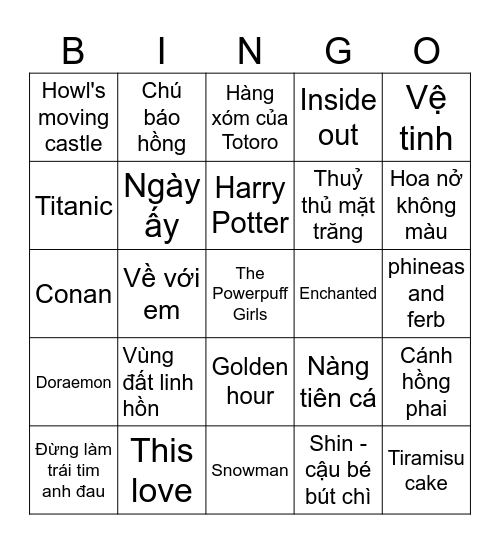 Bingo bonding 9/7 Bingo Card