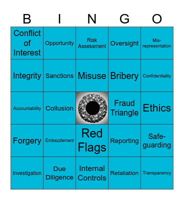 Fraud and Corruption Awareness Week 2024 Bingo Card