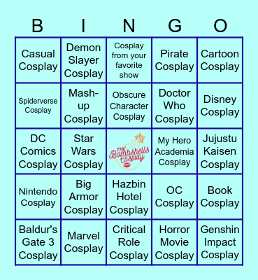 See a Cosplay Bingo Card