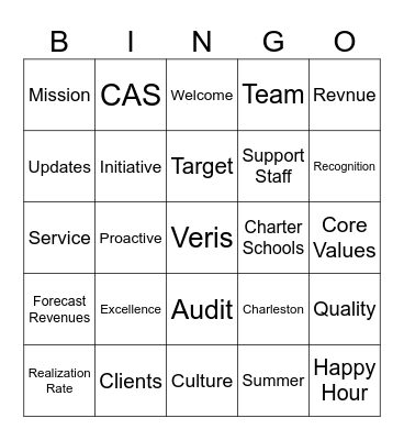 Veris BINGO Card