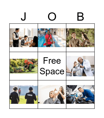 Careers and Jobs Bingo Card