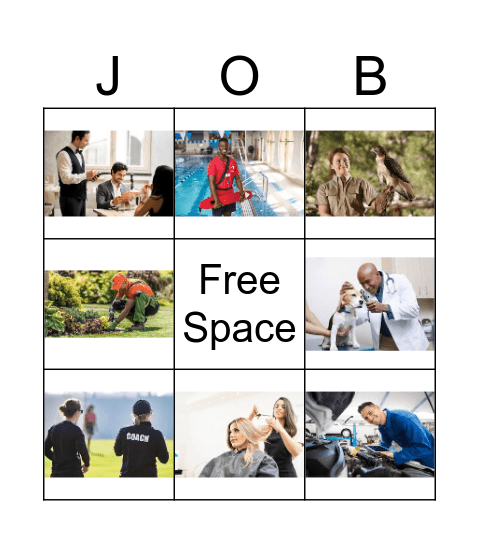 Careers and Jobs Bingo Card