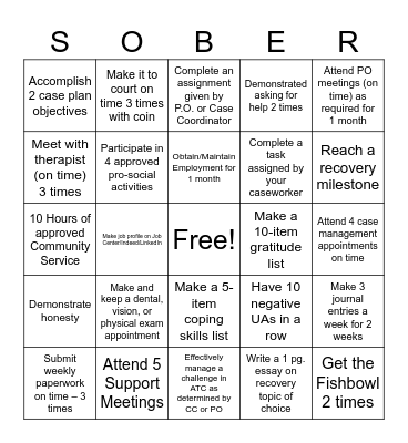 ATC Participant Bingo Card