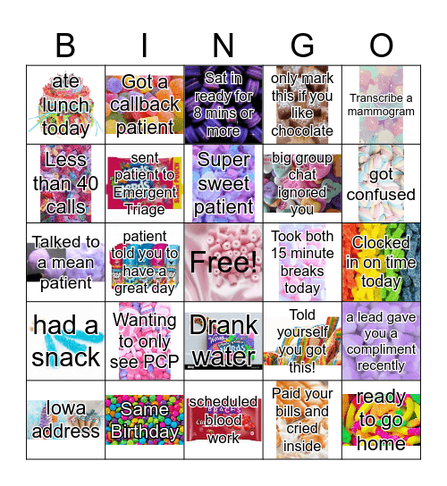 TUESDAY JULY 9 Bingo Card