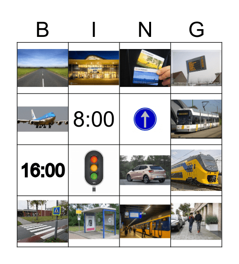 Reizen Bingo Card