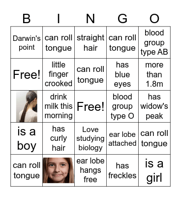 Inheritance Bingo Card