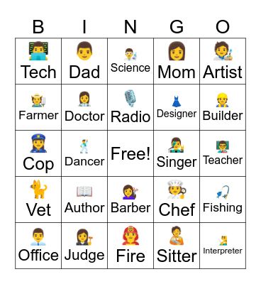 JOB BINGO Card