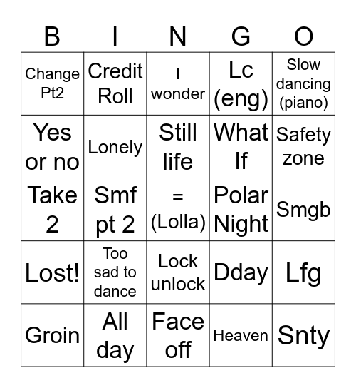 @V_nuganaruel_ Bingo Card