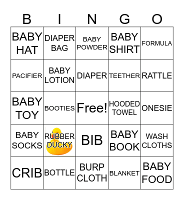 MAMA TO BE DANIELA  Bingo Card