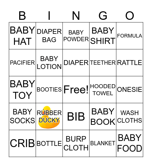 MAMA TO BE DANIELA  Bingo Card