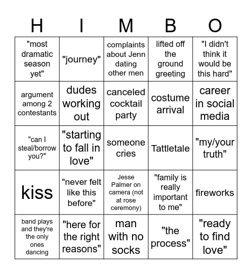 Bach Bingo Jenn #1 Bingo Card