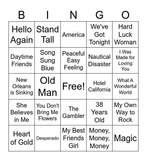 General Trivia #2 Bingo Card