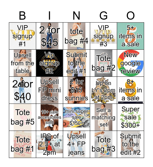 VIC 2 BINGO Card