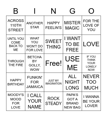 NADYNE'S DECADES BINGO Card