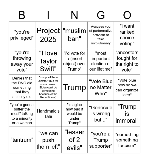 BLUE MAGA BINGO!! Bingo Card