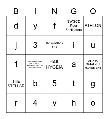 the rx for lasallian leadership Bingo Card