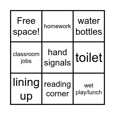 Year 3 Expectations Bingo Card