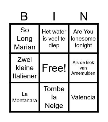 Dennenheul Augustus 2024 Bingo Card