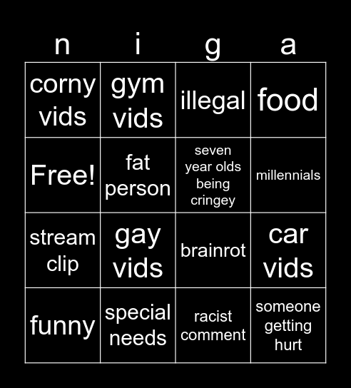 insta reels bingo Card