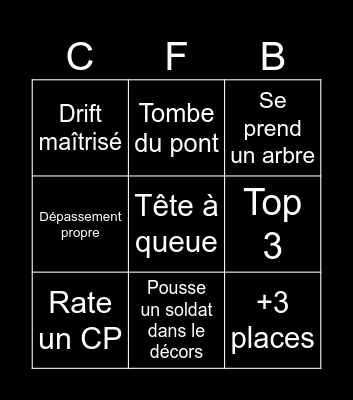 Chat Froza Bingo Card