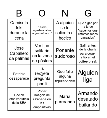 BINGO SEA Bingo Card