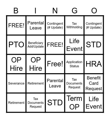 Summit BINGO! Bingo Card