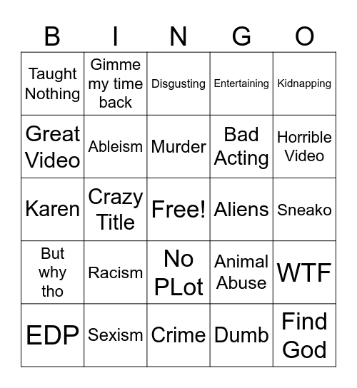 Tmrrow's Teaching Bingo Card