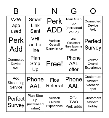 Bomb Squad Bingo Card