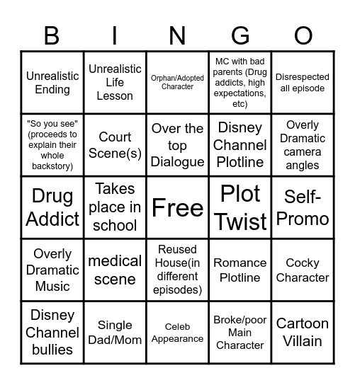 Dhar Mann Bingo Card