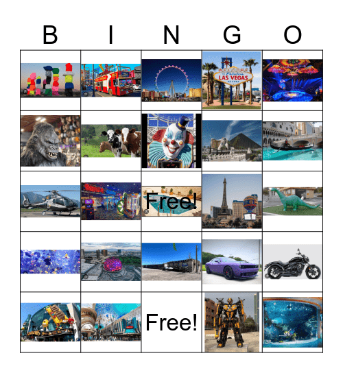 Las Vegas 2024 Bingo Card