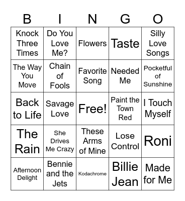 Cover-All  9-16 Bingo Card
