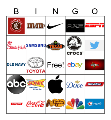 LOGO BINGO! Bingo Card