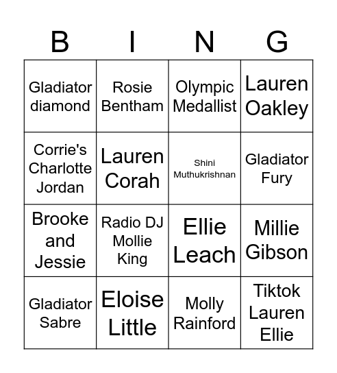 SMU Guest Bingo Card