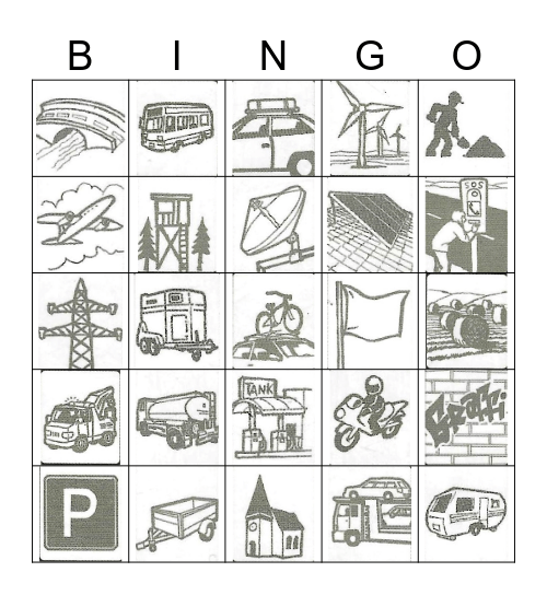 Autobahn Bingo Card