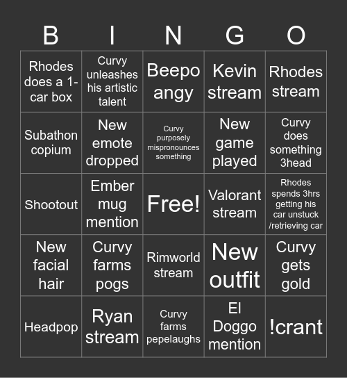 BingoElephant Bingo Card
