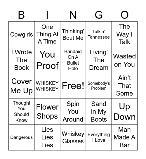 MORGAN Bingo Card