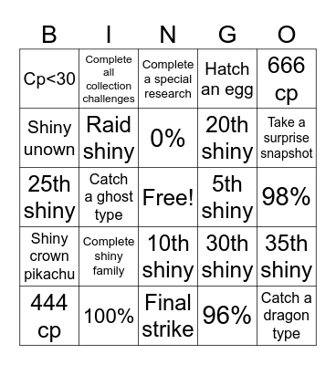 Garcia Go Fest 2024 Bingo Card