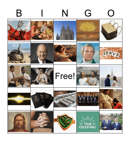 LDS Bingo Card