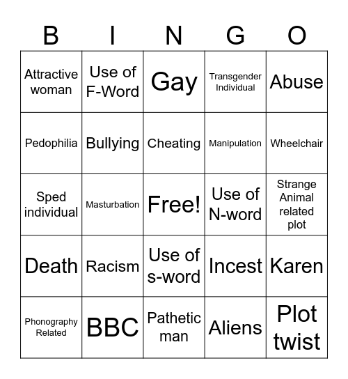 Tomorrow's Teachings Bingo Card