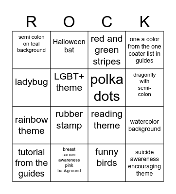 Norfolk Rocks! (HR) Bingo 20 Bingo Card