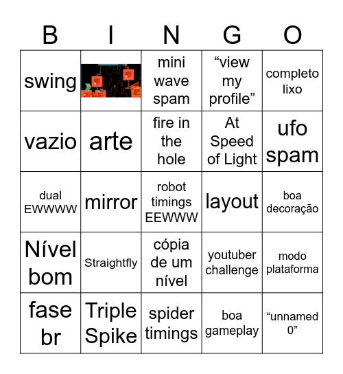 Recent tab bingo! Bingo Card