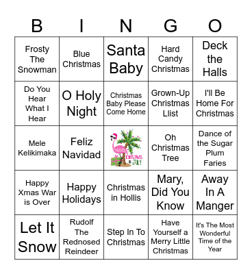 Christmas In July! Bingo Card