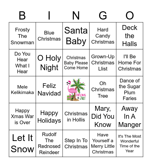 Christmas In July! Bingo Card