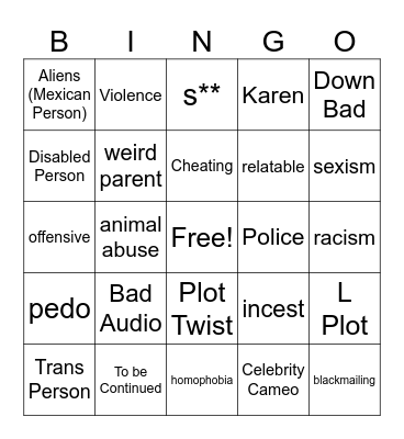 Tomorrow's Teachings Bingo Card