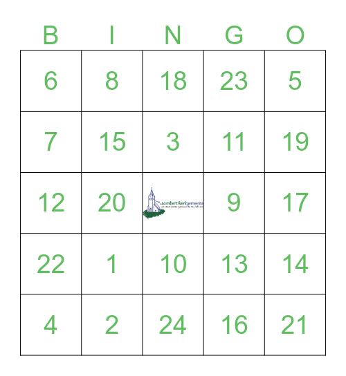 Startzondag 2024 Bingo Card