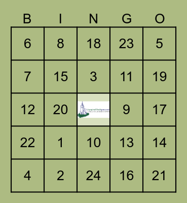 Startzondag versie 2 Bingo Card