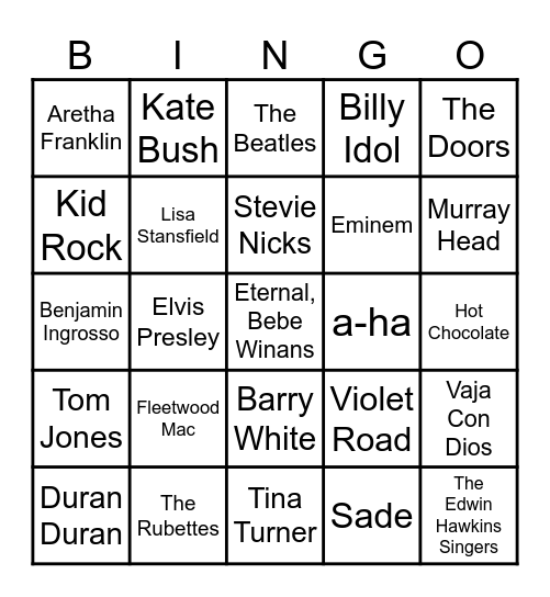 🦜Bingo 72🦜 Bingo Card